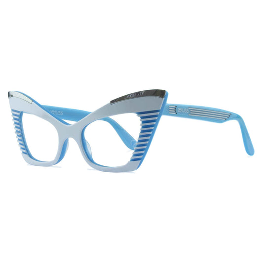 White cat eye glasses frames