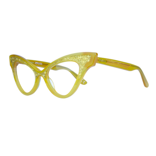 Yellow cat eye glasses, glimmer by JOIUSS™