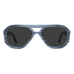 Load image into Gallery viewer, light grey navigator sunglasses