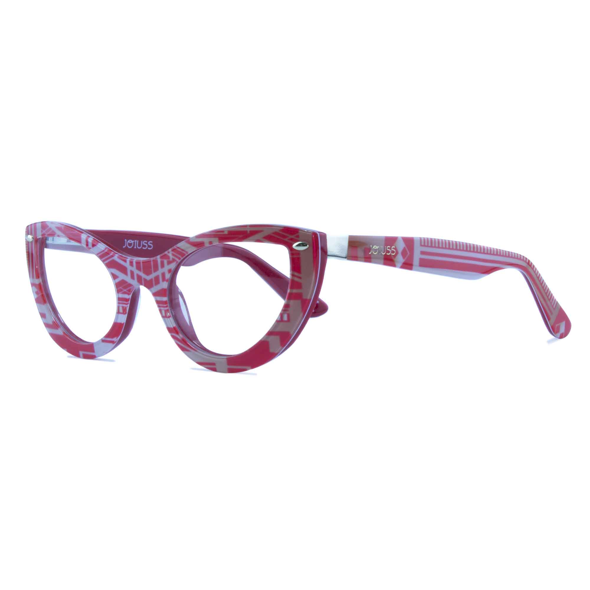 Cat Eye Glasses - Red & Gold - Gatsby