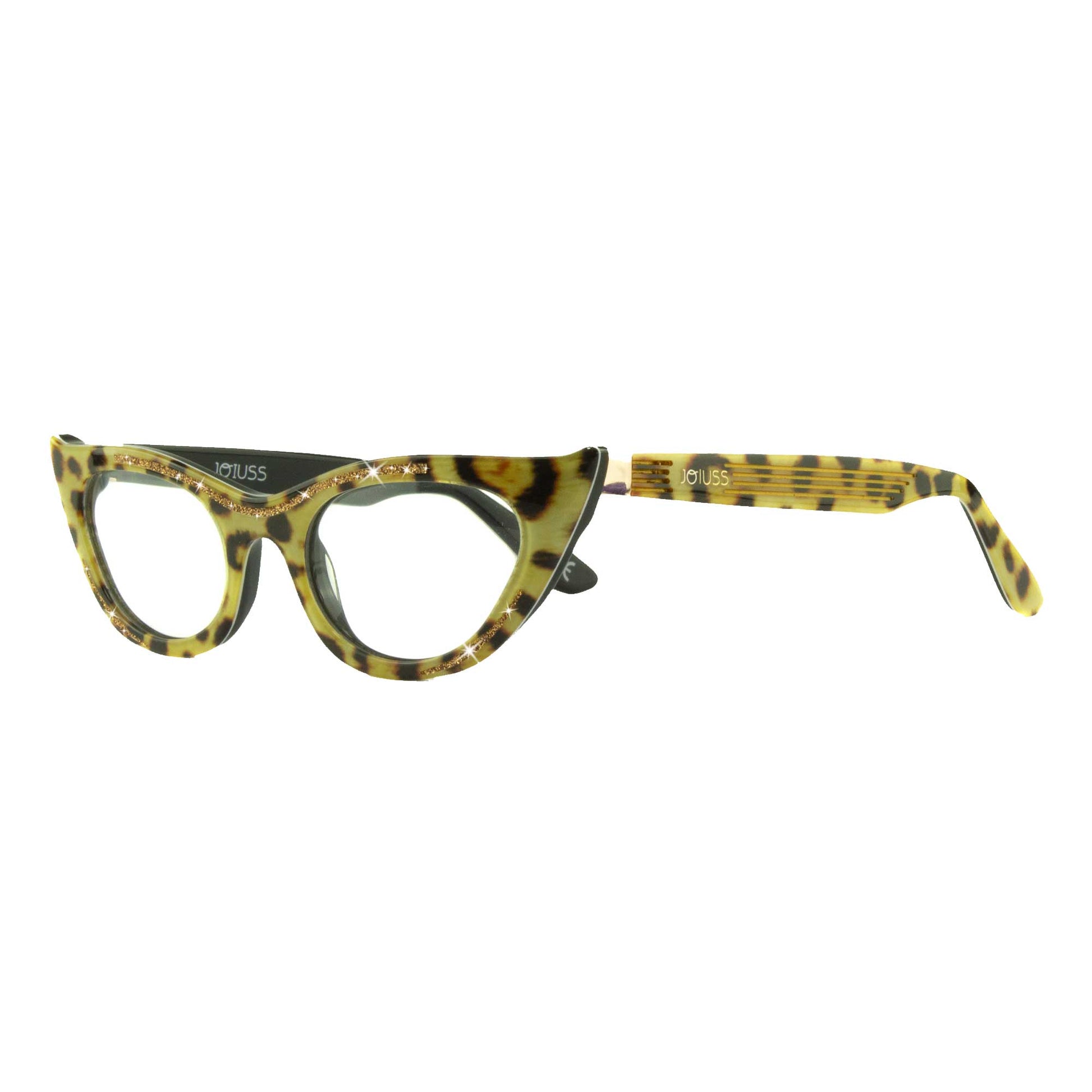 Leopard print cat eye glasses frame 