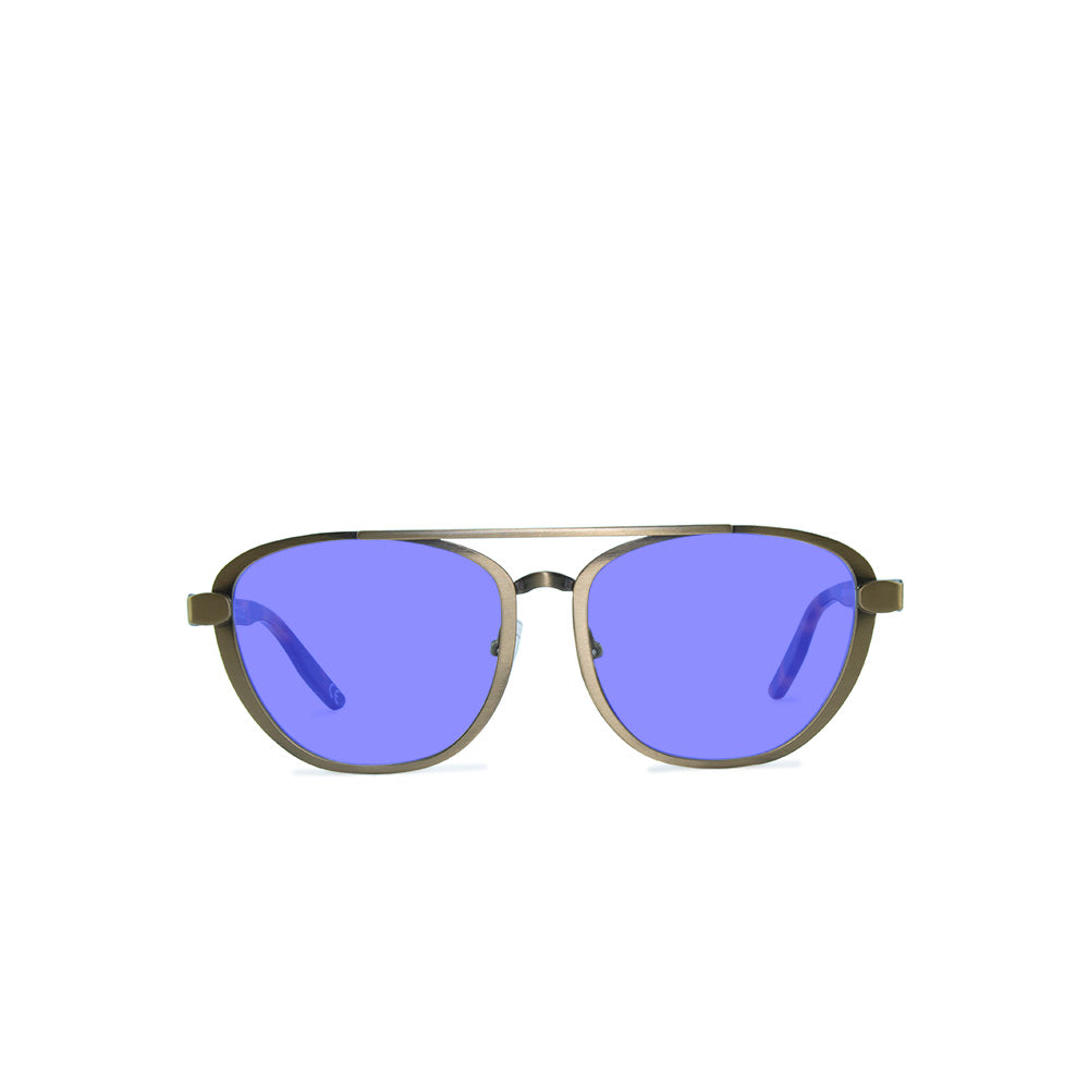 Aviator Sunglasses - Gold -Dennis