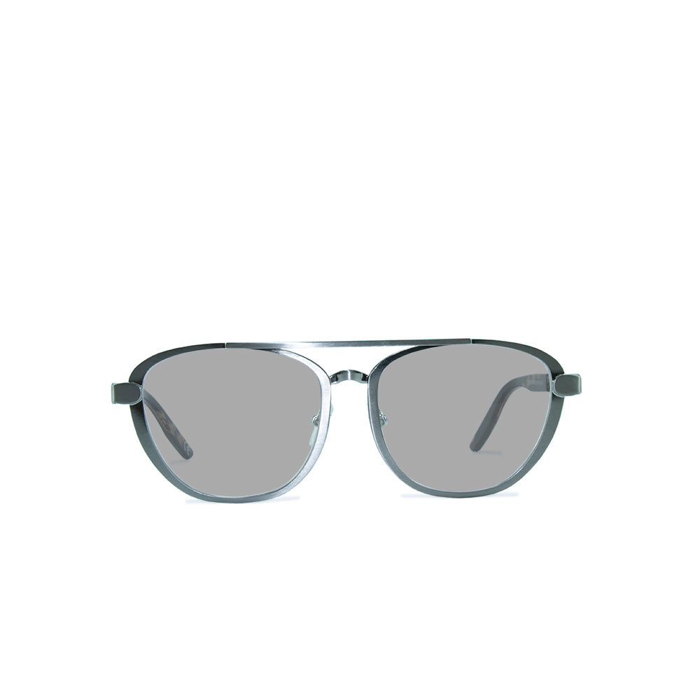 Aviator Sunglasses - Silver - Dennis