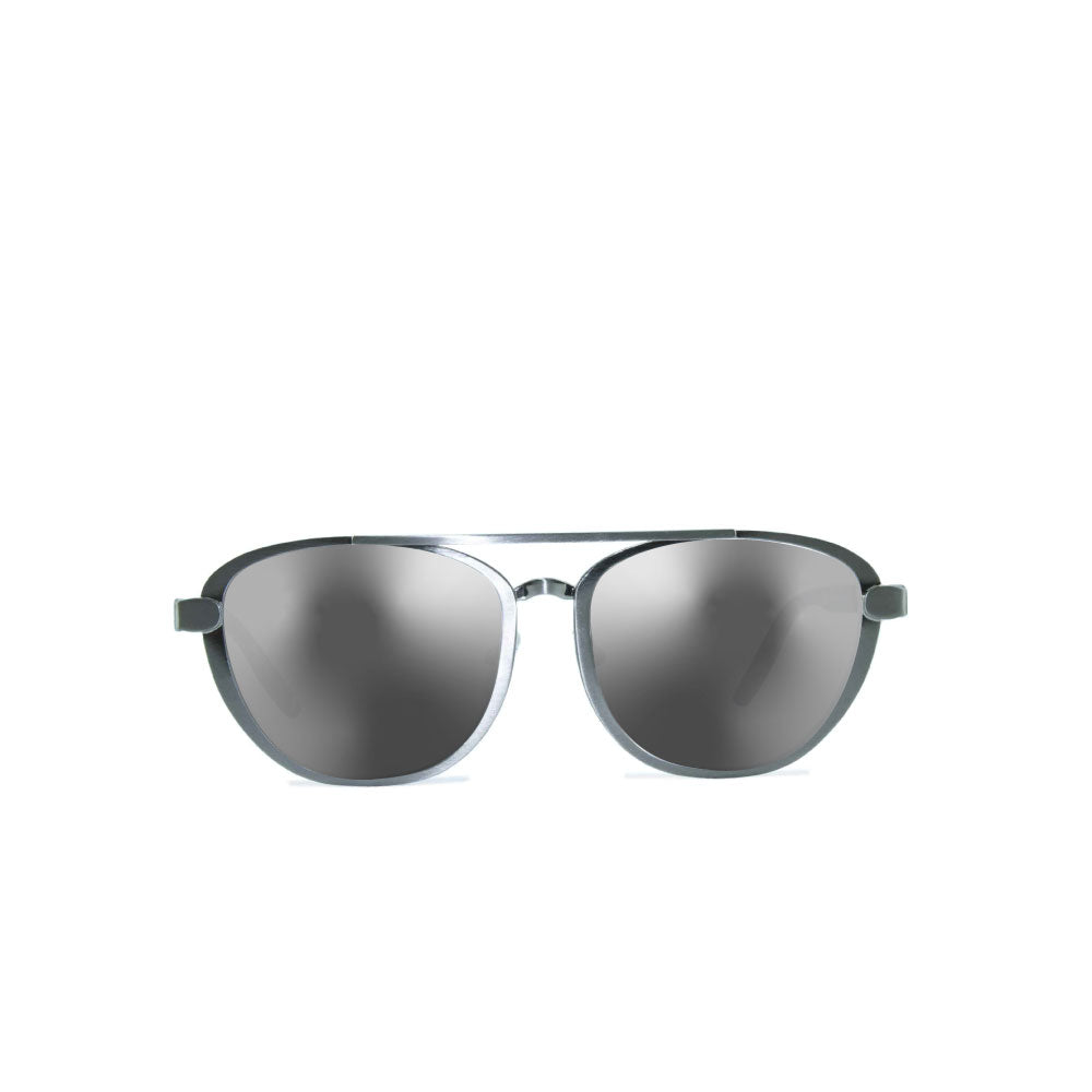 Aviator Sunglasses - Silver - Dennis