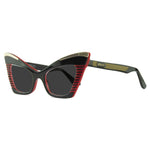 Load image into Gallery viewer, Cat Eye Sunglasses - Black &amp; Red - Doreen
