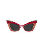Load image into Gallery viewer, Cat Eye Sunglasses - Red &amp; Cream - Doreen
