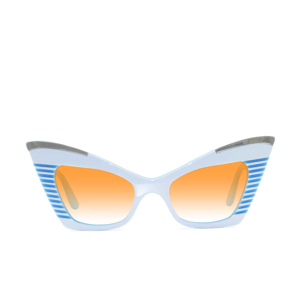 Cat Eye Sunglasses - White - Doreen