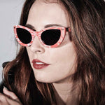 Load image into Gallery viewer, Cat Eye Sunglasses - Red &amp; Gold - Gatsby
