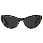 Load image into Gallery viewer, black &amp; gold cat eye sunglasses
