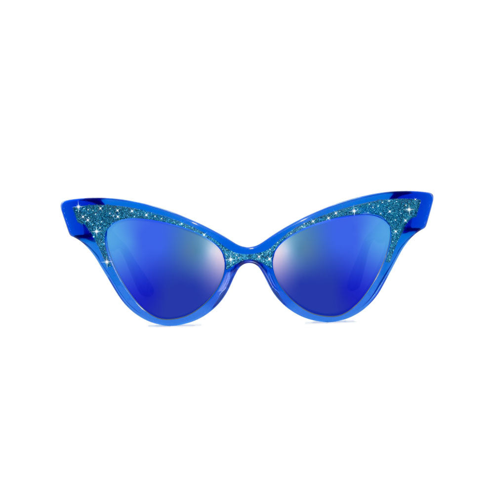 Cat Eye Sunglasses - Blue Saphire - Glimmer