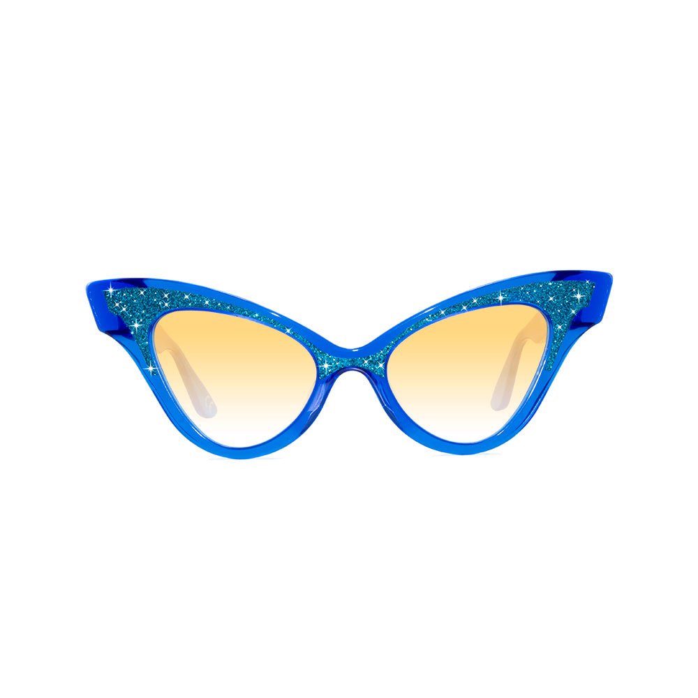 Cat Eye Sunglasses - Blue Saphire - Glimmer