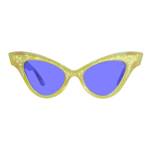 Cat Eye Sunglasses - Yellow Sunset - Glimmer