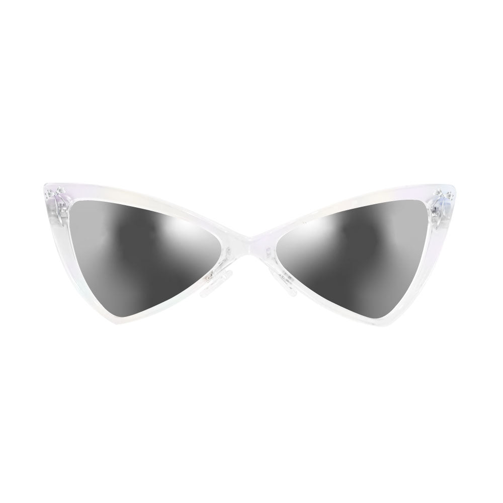 Cat Eye Sunglasses - Clear Rainbow - Hedy