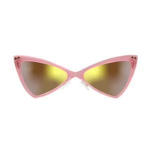 Cat Eye Sunglasses - Pink Glitter - Hedy