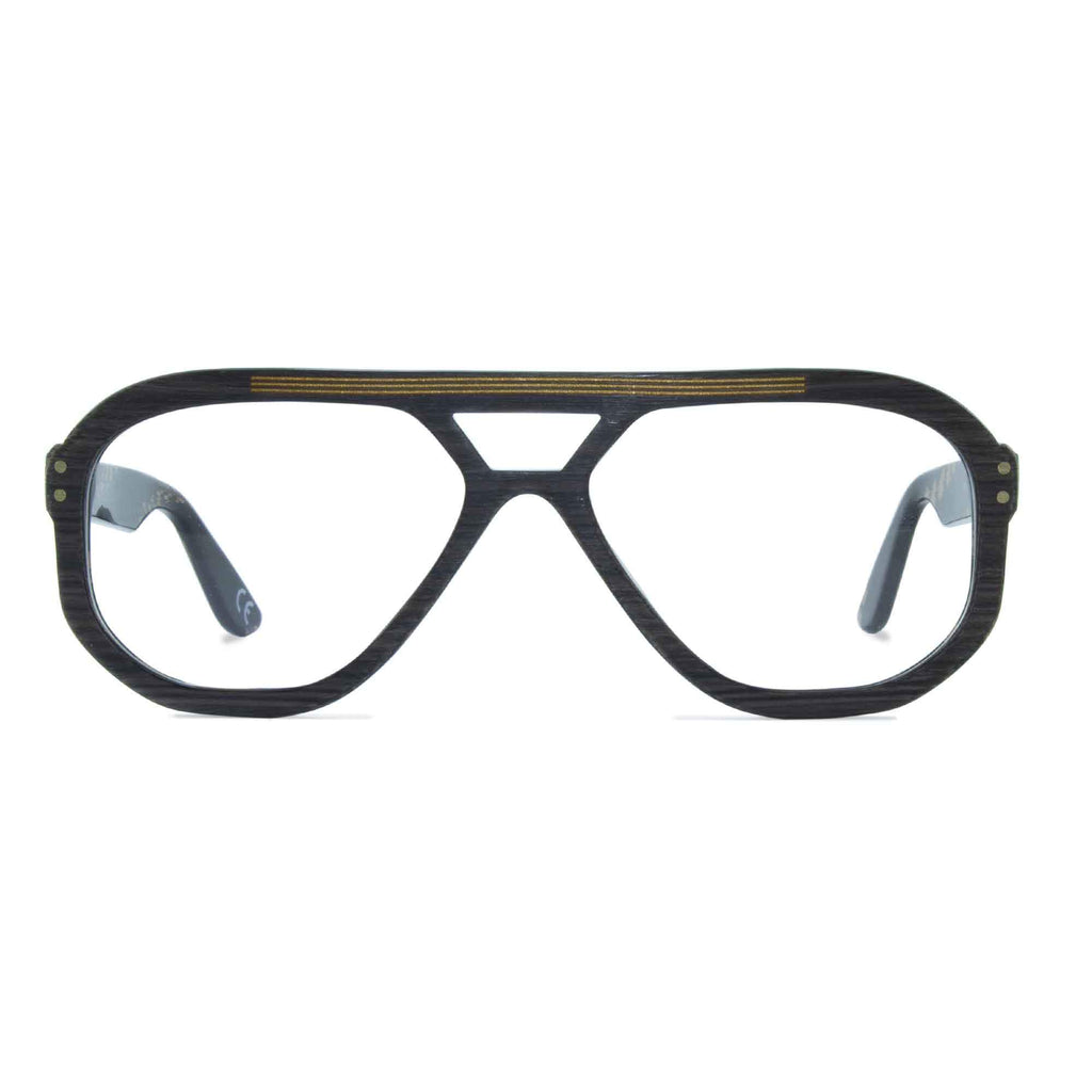 dark grey navigator glasses