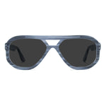 Load image into Gallery viewer, light grey navigator sunglasses
