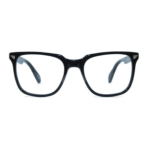 black wayfarer glasses
