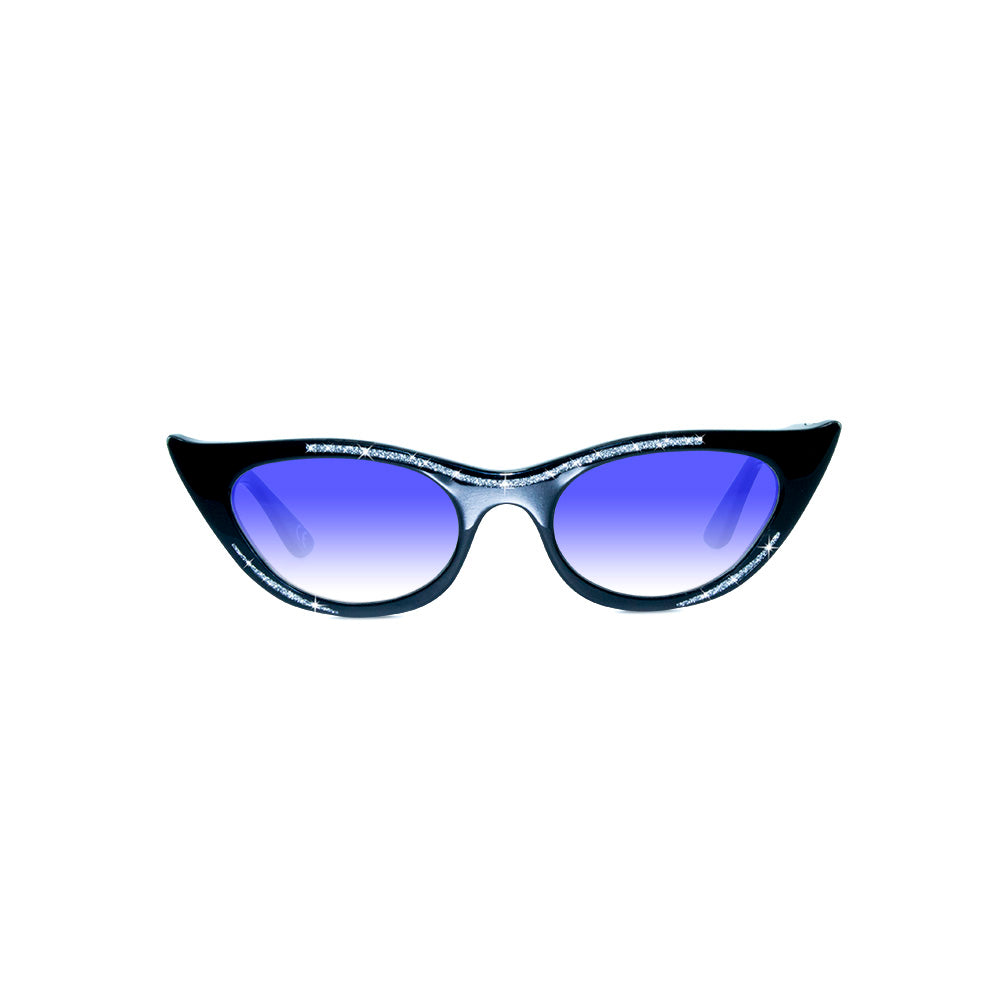 Cat Eye Sunglasses - Black - Lana