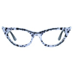 Load image into Gallery viewer, dalmatian print winged cat eye glasses
