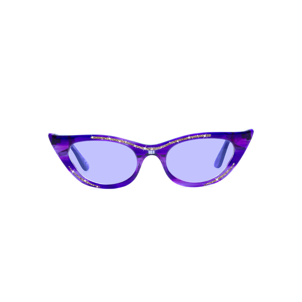 Cat Eye Sunglasses - Purple - Lana