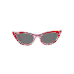 Load image into Gallery viewer, Cat Eye Sunglasses - Red Marble - Lana
