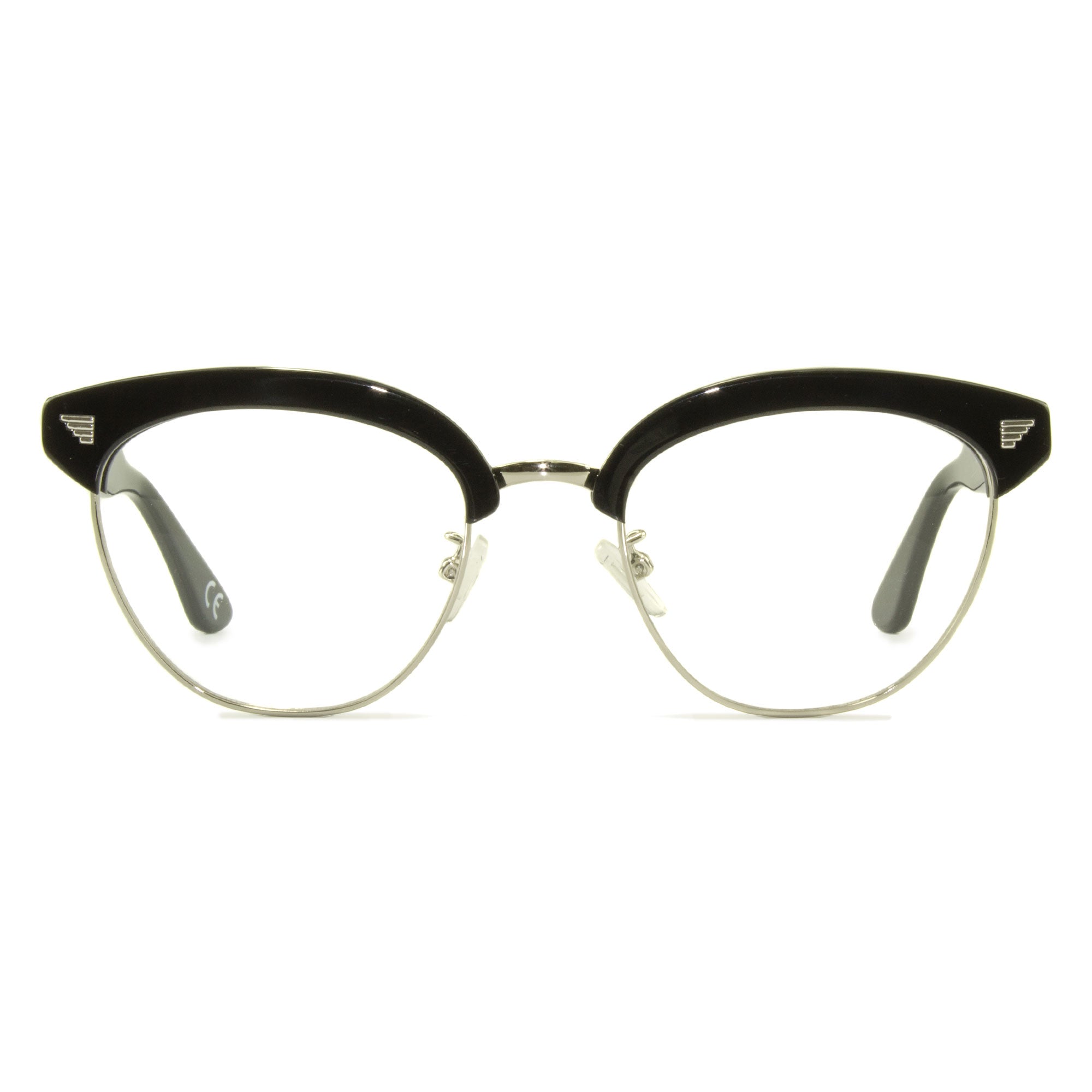 black clubmaster glasses