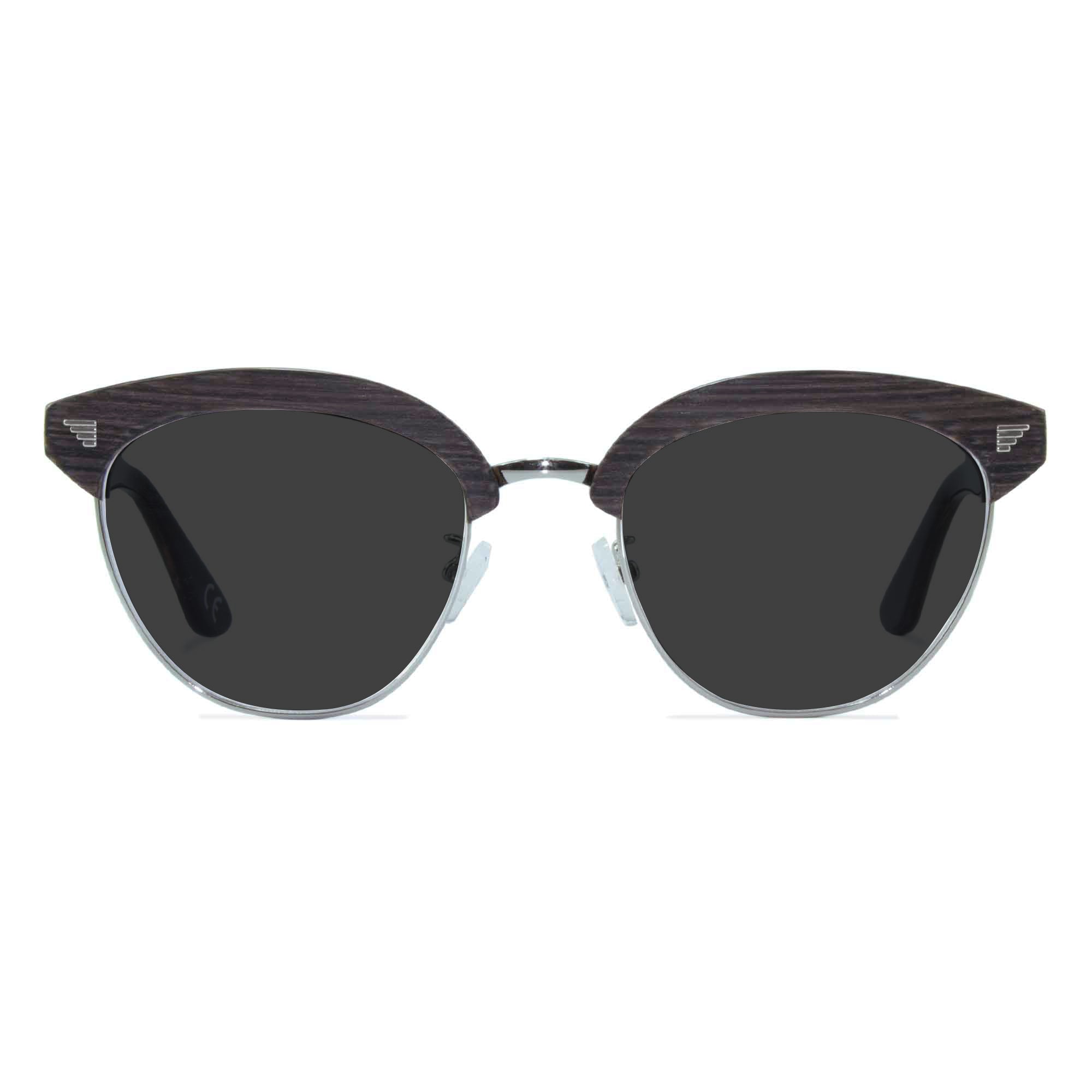 dark grey browline sunglasses