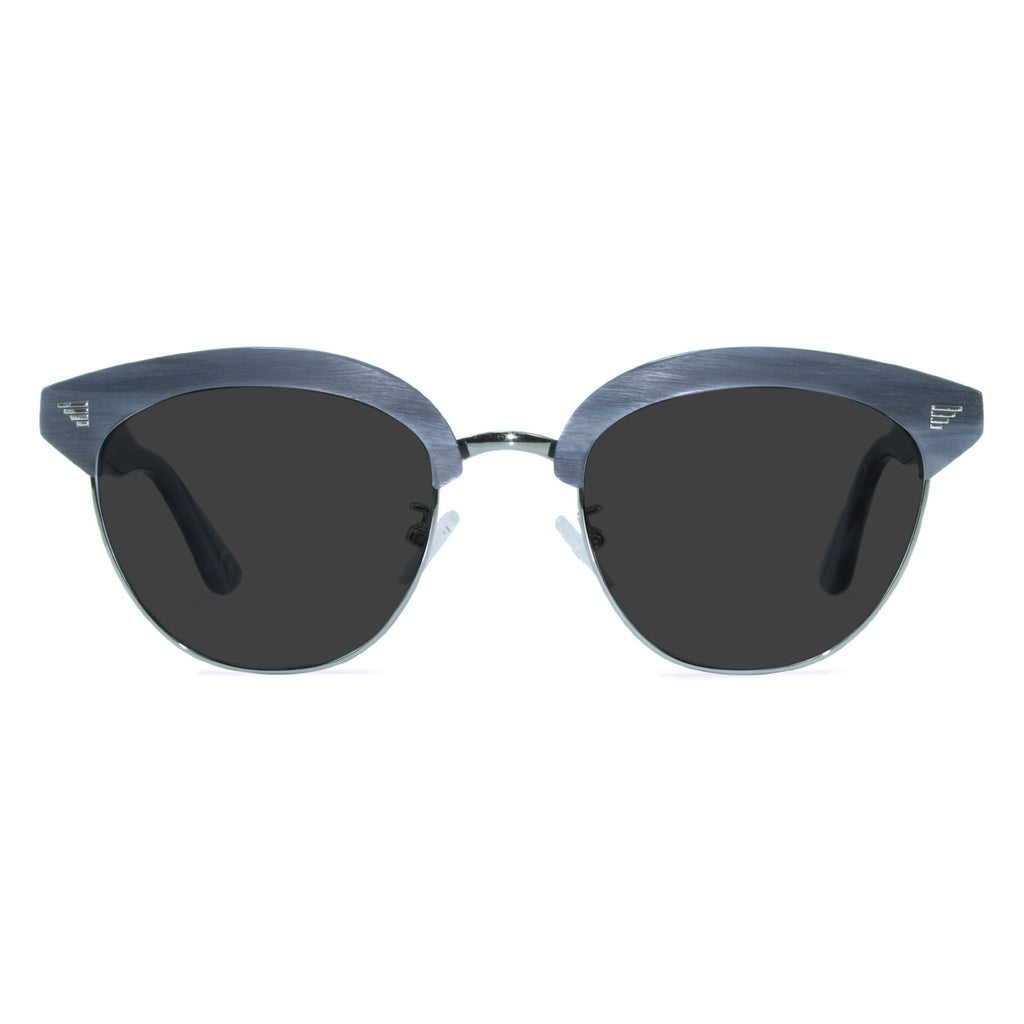 light grey browline sunglasses