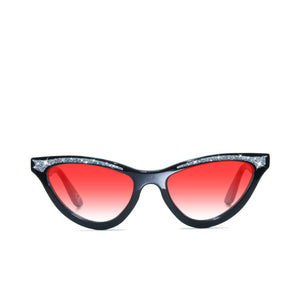 Cat Eye Sunglasses - Black - Maryloo