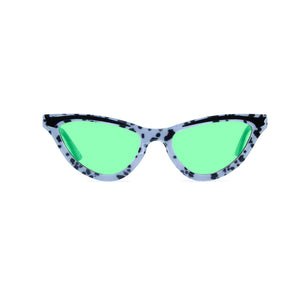 Cat Eye Sunglasses - Dalmation Print - Maryloo