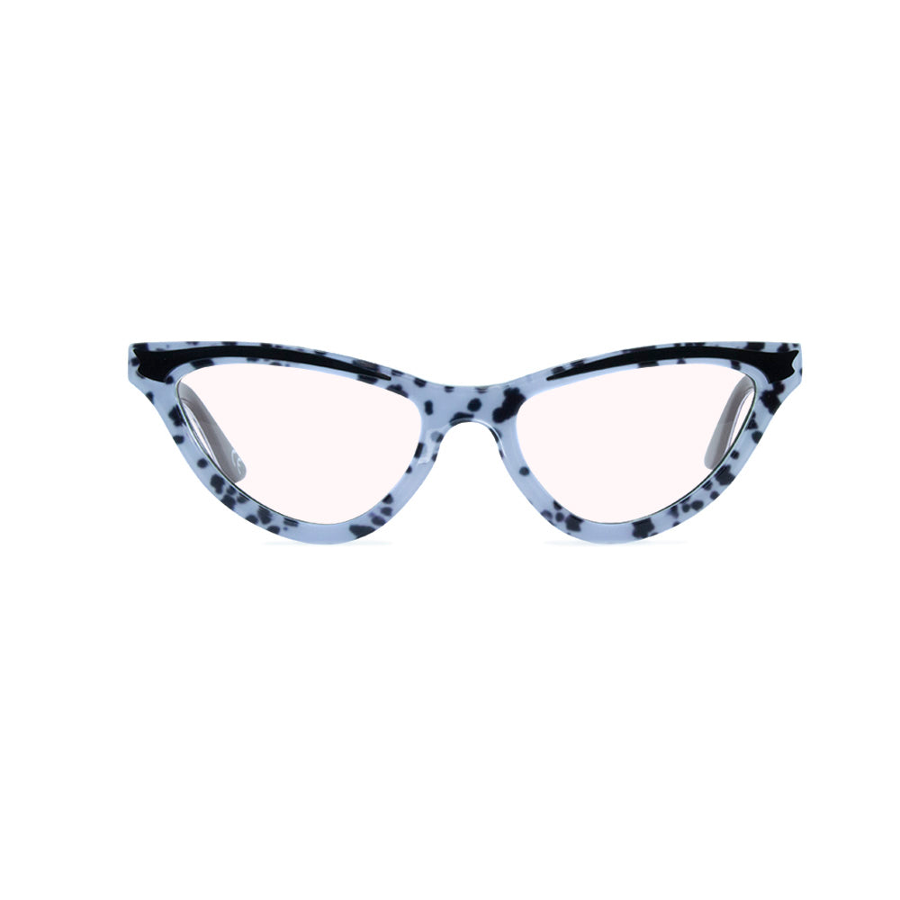 Cat Eye Sunglasses - Dalmation Print - Maryloo