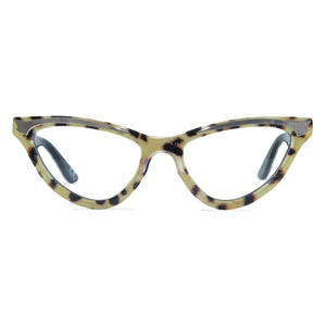 leopard print cat eye glasses