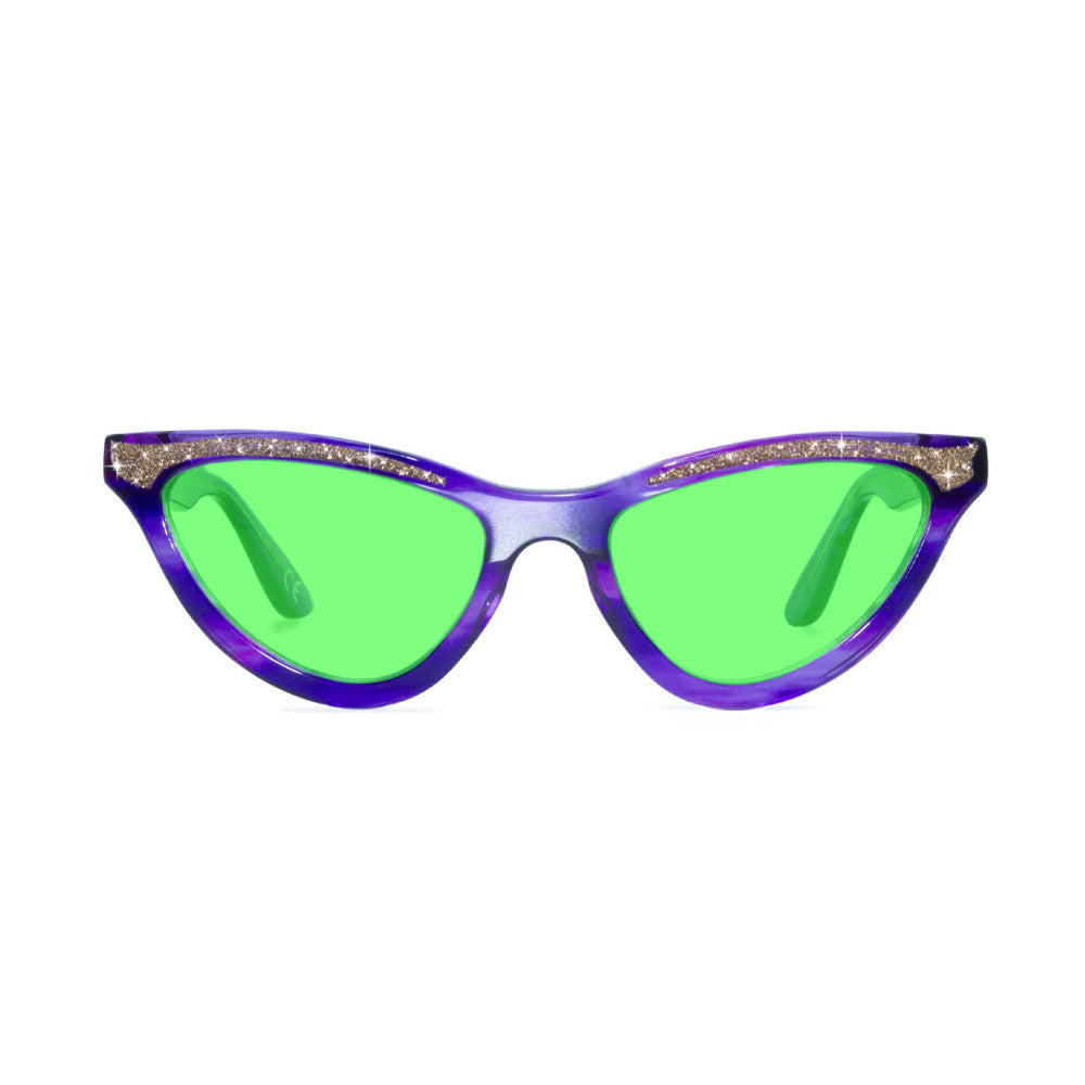 Cat Eye Sunglasses - Purple - Maryloo
