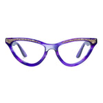 Load image into Gallery viewer, purple cat eye glasses
