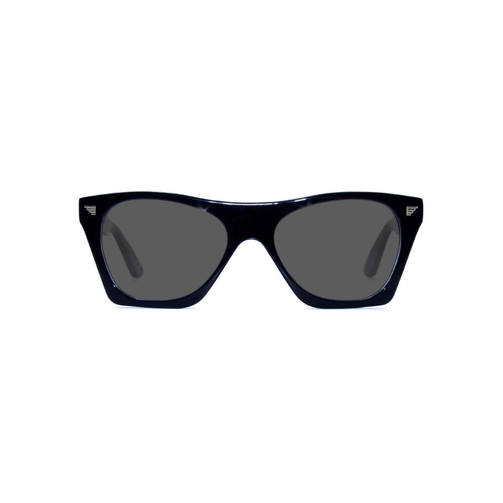 Horn Rimmed Sunglasses - Black - Oscar