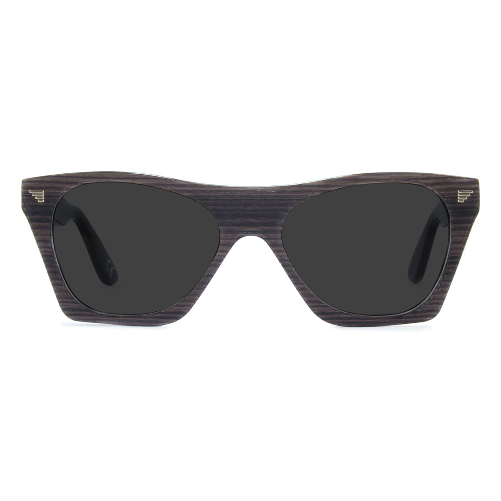 dark grey wayfarer sunglasses