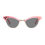 Load image into Gallery viewer, Cat Eye Sunglasses - Pink &amp; Rose Gold - Rita
