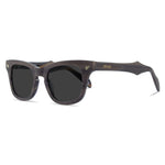 Load image into Gallery viewer, Rectangular Sunglasses - Dark Wood Effect - Russ
