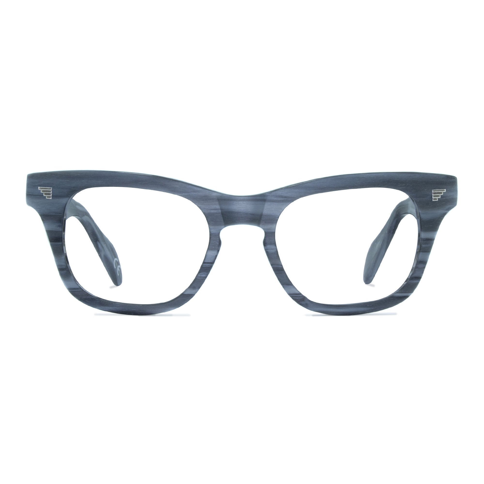 light grey wayfarer glasses
